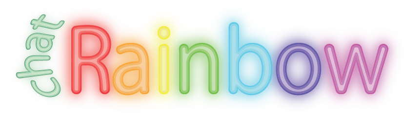 Rainbow chat logo